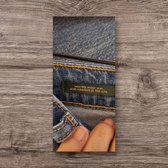 Wild Fable Blue Flare Wide Leg Denim Size 12 - Picture 7 of 8